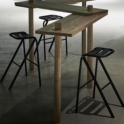 DUENDE（デュエンデ） スツール BENT STOOL ブラック H630mm