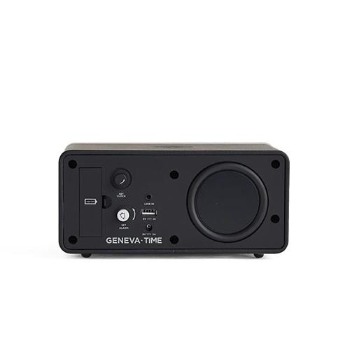 GENEVA（ジェネバ）スピーカークロック TIME タイム ブラック