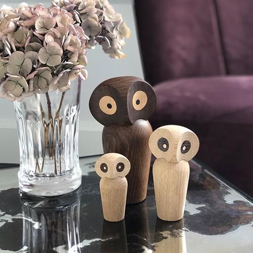 ARCHITECT MADE(アーキテクトメイド)オブジェ Owl S スモーク|ヤマギワ|02