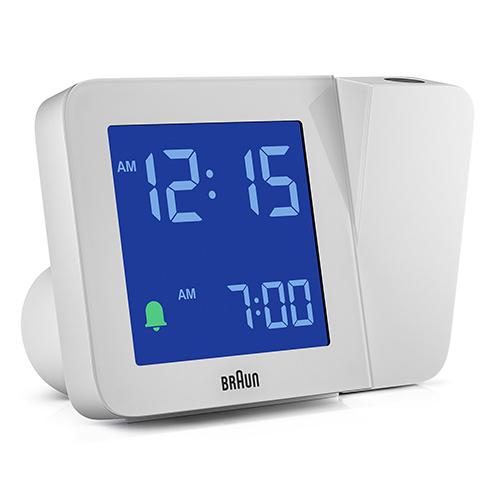 BRAUN（ブラウン）置時計 BRAUN Digital Projection Alarm Clock BC15W ホワイト