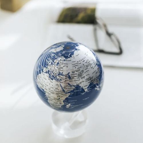MOVA 地球儀 Globe（ムーバ・グローブ）Φ11cm ブルーシルバー