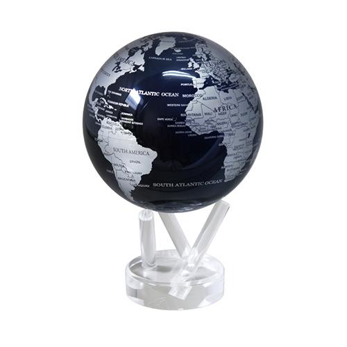 MOVA 地球儀 Globe（ムーバ・グローブ）Φ11cm シルバーブラック 