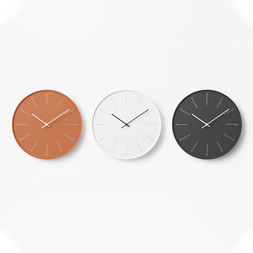 Lemnos（レムノス） 掛時計 divide(ディバイド) オレンジ : YAMAGIWA