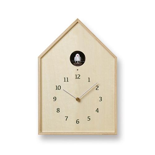 Lemnos レムノス 置掛兼用時計 Birdhouse Clock 新作多数 バードハウス ナチュラル クロック 休み