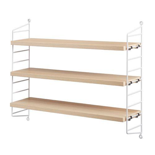 壁掛けシェルフ 北欧｜string(ストリング)壁掛け収納 「Pocket