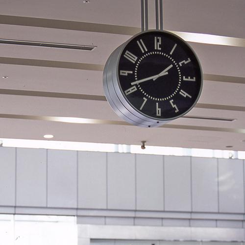 Lemnos（レムノス） 掛時計 eki clock(エキ クロック) ブラック