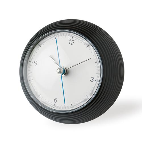 驚きの価格  Lemnos(レムノス)置時計 earth clock(アース クロック) ブラック 置き時計