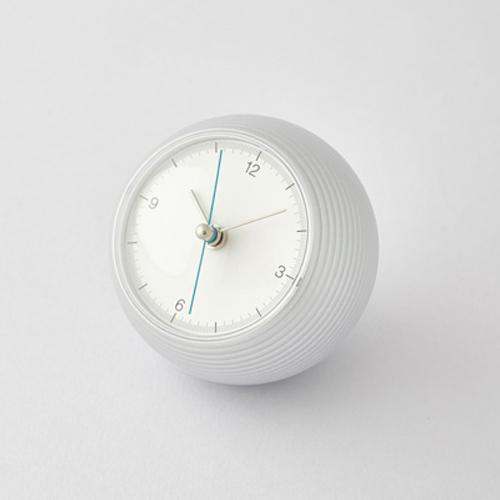 Lemnos（レムノス） 置時計 earth clock(アース クロック) ホワイト