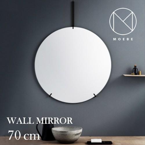 MOEBE(ムーベ)ブラック 70cm WALL MIRROR(ウォールミラー MOEBE(ムーベ)ブラック 70cm WALL MIRROR(ウォールミラー
