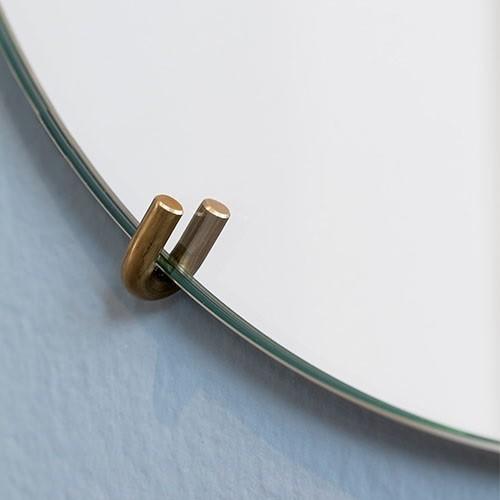 MOEBE(ムーベ)ブラック 70cm WALL MIRROR(ウォールミラー) : YAMAGIWA