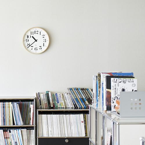 Lemnos（レムノス） 掛時計 RIKI CLOCK(リキ クロック)細字 : YAMAGIWA