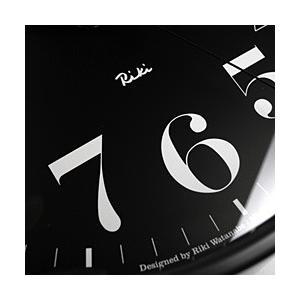 Lemnos(レムノス)電波時計 RIKI STEEL CLOCK(リキ スチール クロック) ブラック｜yamagiwa｜05