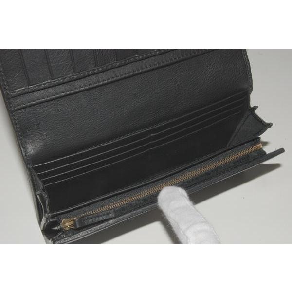 GGキャンバス グッチ GG柄ウール レザー 二つ折長財布 269906 グレー