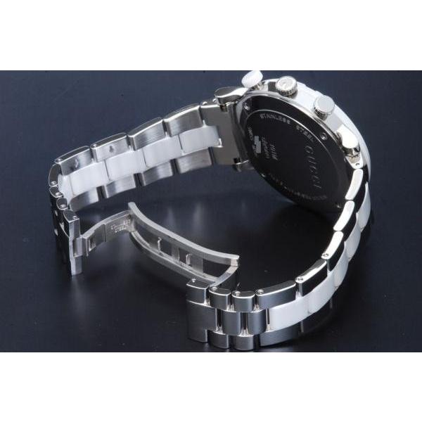 GUCCI（グッチ） YA101345 Gラウンドクロノ 白セラミック メンズ