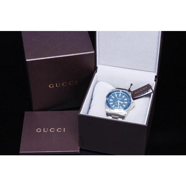 GUCCI グッチ 136.2 YA136203 ダイブ エクストララージ メンズ  