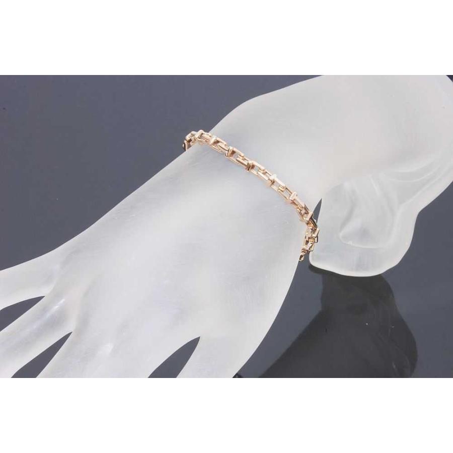 TIFFANY&Co. ティファニー T ナローチェーン ブレスレット K18RG TIFFANY&Co. ティファニー T ナローチェーン ブレスレット K18RG