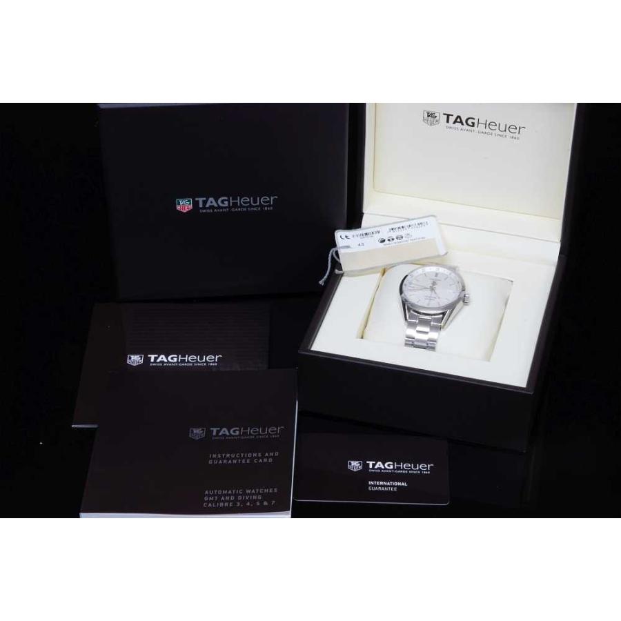 ✨TAGHEUER✨タグホイヤー✨デイト✨シルバー✨ホワイト文字盤✨腕時計✨ TAG HEUER（タグ・ホイヤー） WV2116 BA0787 カレラ ツインタイム GMT