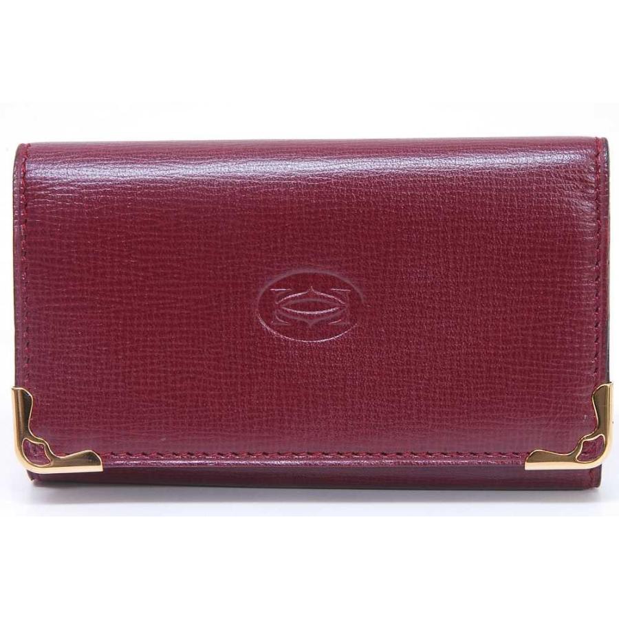 Cartier（カルティエ） マスト ドゥ 6本キーケース ボルドー L3000156
