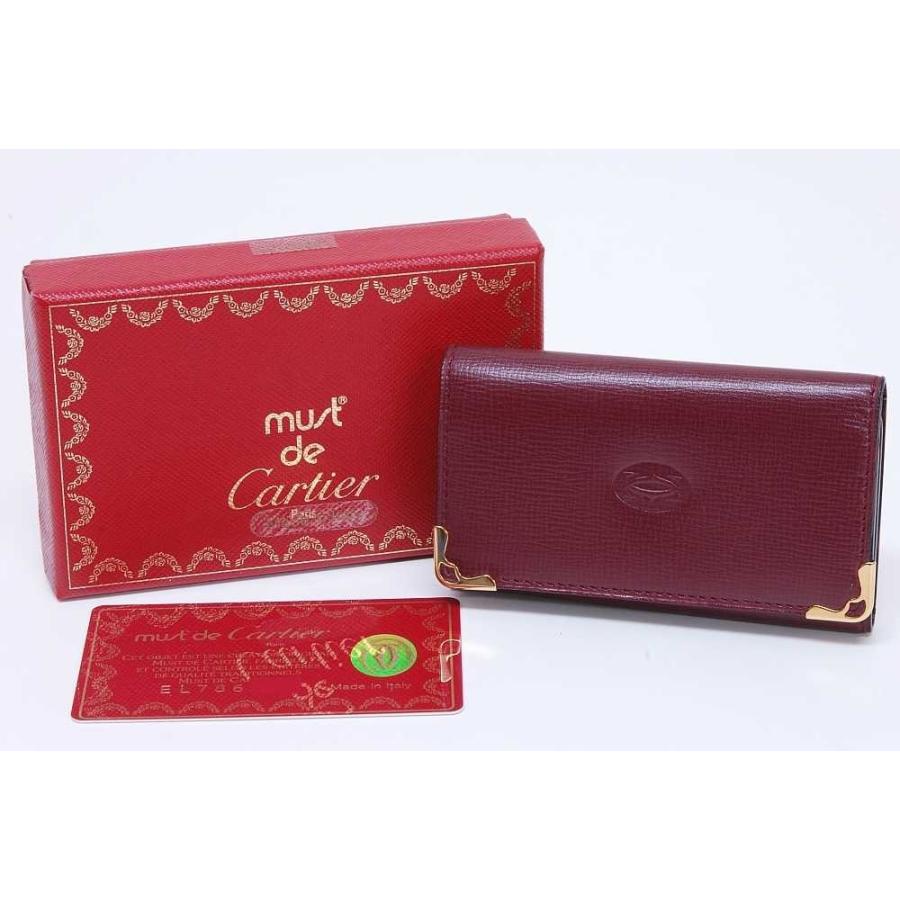Cartier（カルティエ） マスト ドゥ 6本キーケース ボルドー L3000156