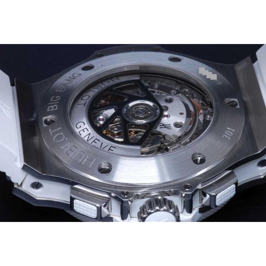 ウブロ HUBLOT ビッグバン サンモリッツ 301.SE.230.RW メンズ スチール セラミック オートマ オールホワイト【正規品】｜yamago78｜03