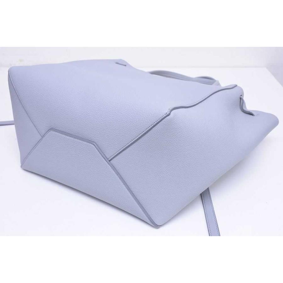 極美品 CELINE セリーヌ カバ ファントム スモール トートバッグ ショルダーバッグ 肩掛け カーフスキン レザー 本革 グレージュ A4収納可能 レディース CELINE（セリーヌ） カバ ファントム スモール レザー ベルト トート