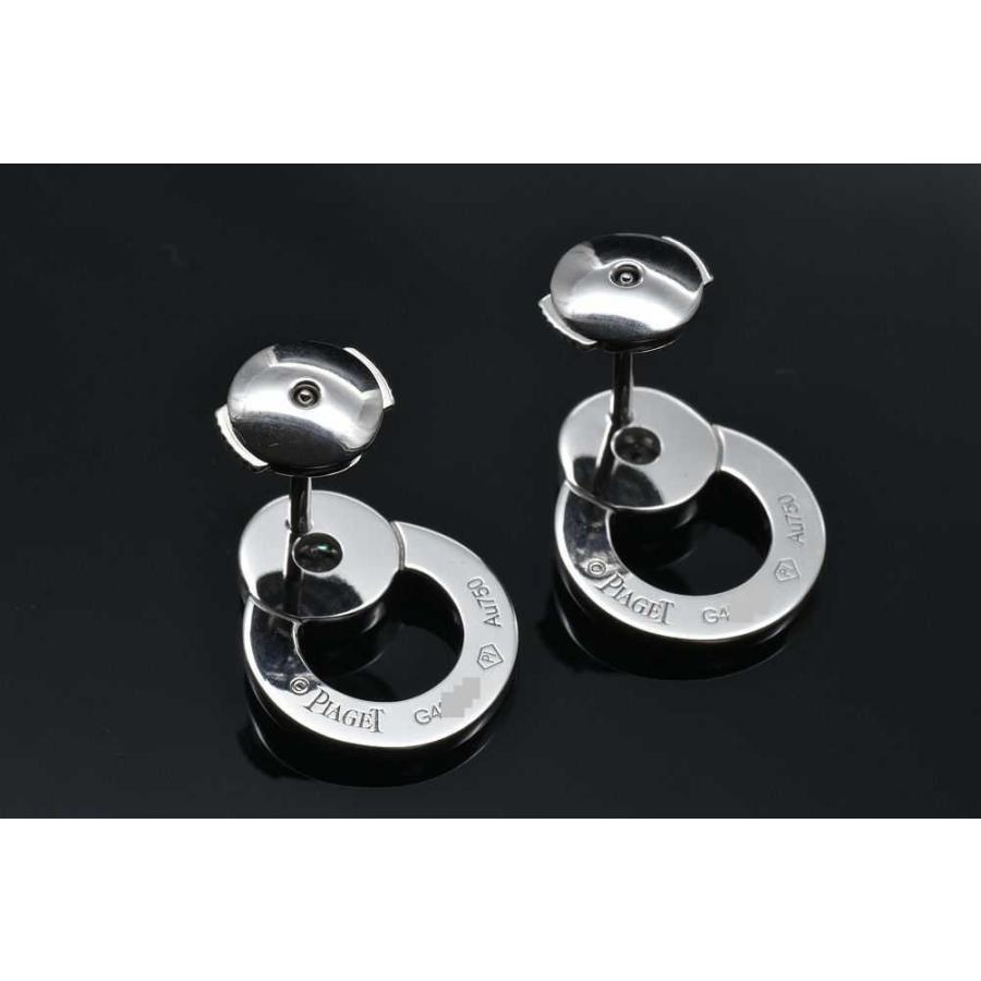 ポセション ピアジェ PIAGET POSSESSION ピアス K18WG ホワイト  