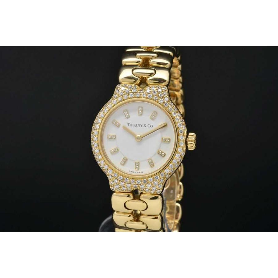 TIFFANY&Co.（ティファニー） L0133 ティソロ レディース K18YG 