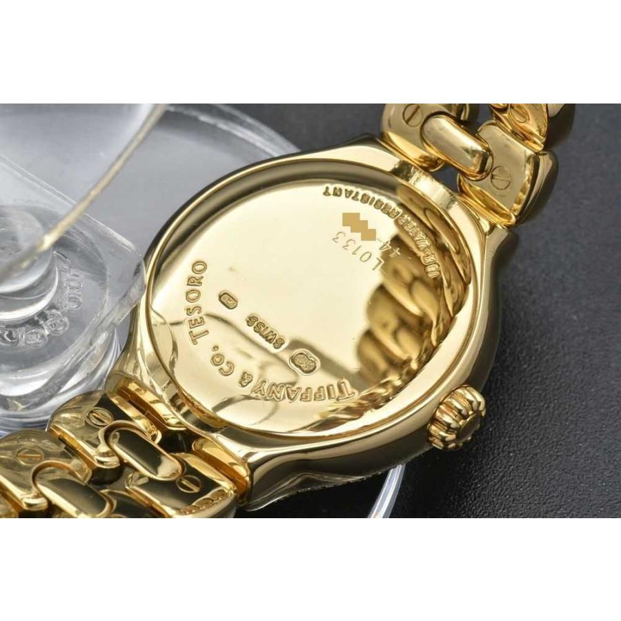 ティファニー　ティソロ L0133 クォーツ ダイヤモンド K18 時計 TIFFANY&Co.（ティファニー） 時計 レディース ティソロ L0133