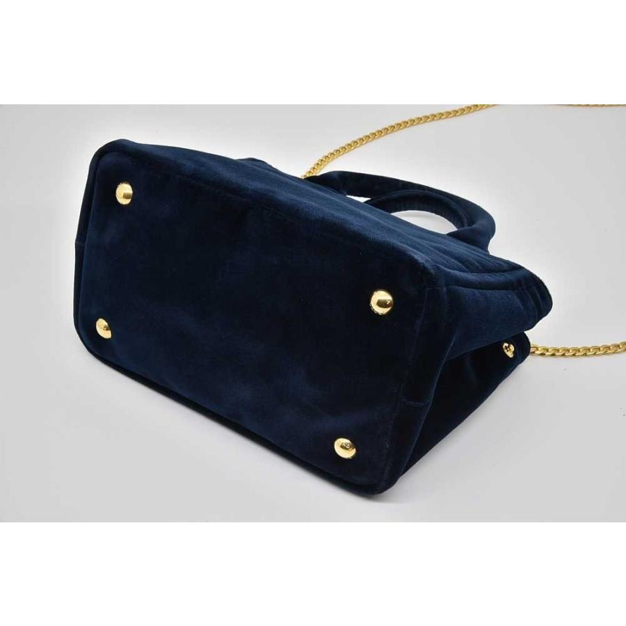 PRADA（プラダ） ベルベット 2WAY ハンドバッグ トートバッグ 