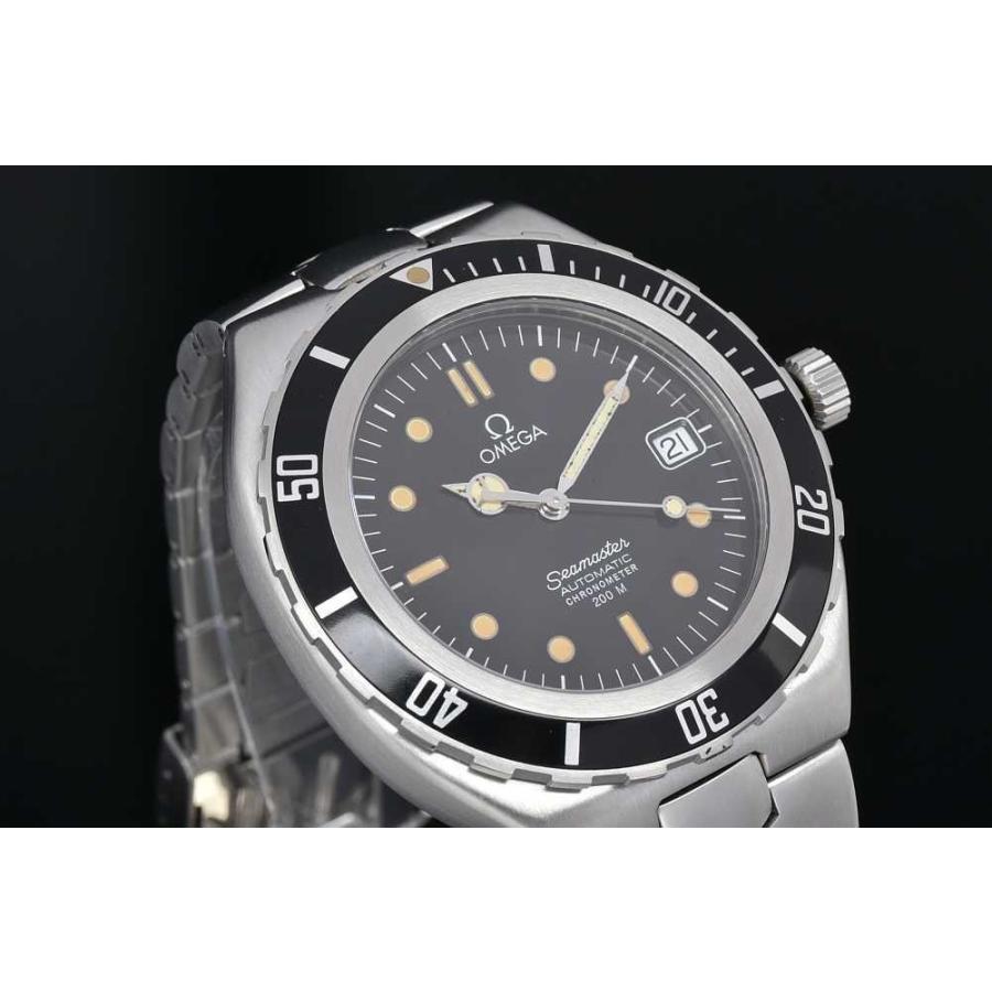 オメガ　ヴィンテージシーマスター 黒文字盤　メンズ　自動巻き OMEGA SEAMASTER（オメガ シーマスター）黒文字盤- JeJe PIANO
