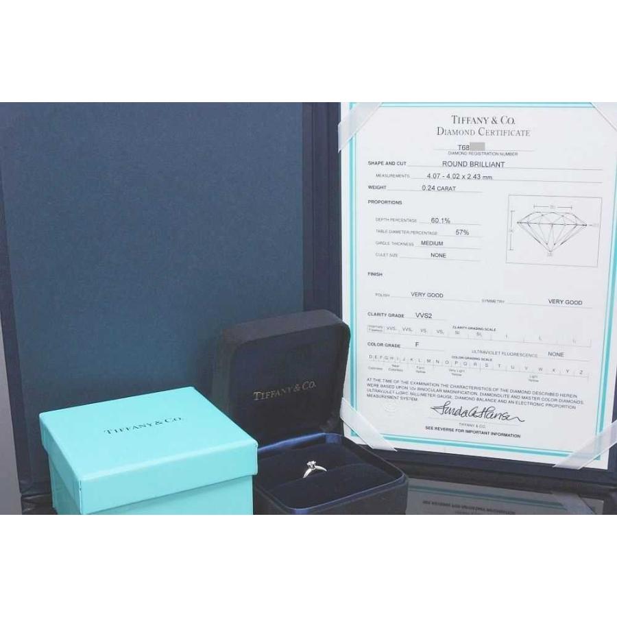 TIFFANY&Co.（ティファニー） ソリティア ダイヤモンド リング PT950 