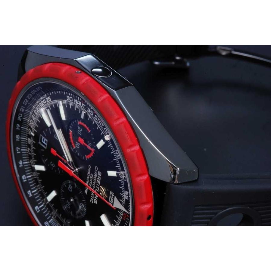 ナビタイマー ブライトリング M14360 クロノマチック49 PVD ブラックスチール/ラバー メンズ オートマ【正規・限定品】 : 駅南や ...