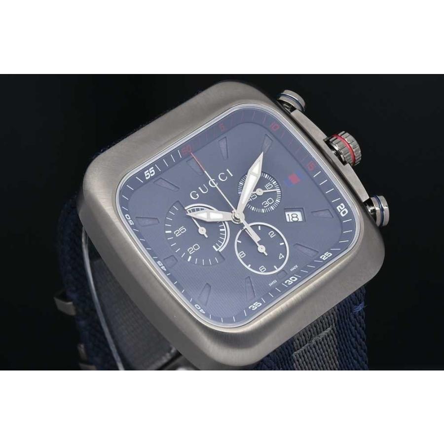 GUCCI（グッチ） YA131203 グッチクーペ メンズ SS/ナイロン クォーツ