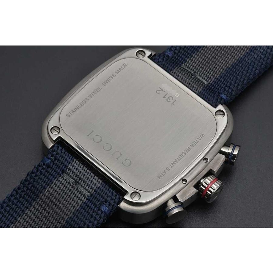 GUCCI（グッチ） YA131203 グッチクーペ メンズ SS/ナイロン クォーツ