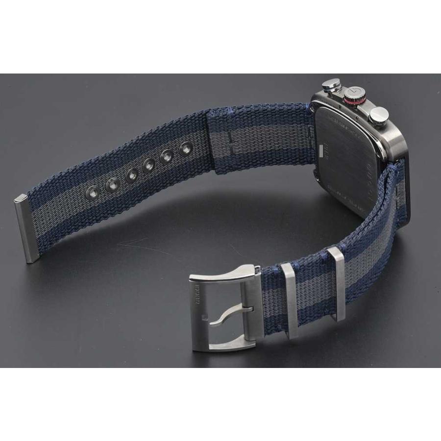 GUCCI（グッチ） YA131203 グッチクーペ メンズ SS/ナイロン クォーツ