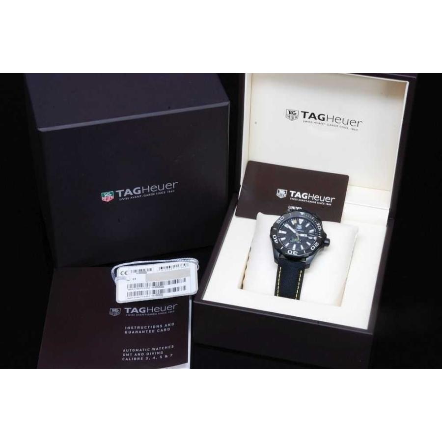 アクアレーサー タグホイヤー WAY218A.FC6362 キャリバー5 ブラック