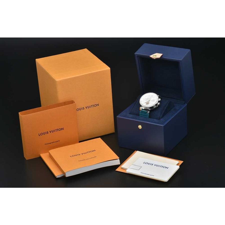 ヴィトン Q8d10z タンブール ムーンスターgm メンズ クロノグラフ Ss レザー クォーツ シルバー文字盤 正規品 駅南やまご質店 通販 Yahoo ショッピング