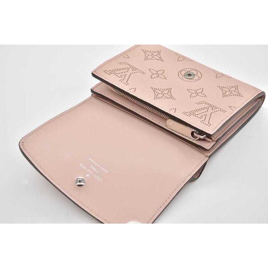 ヴィトン マヒナ ポルトフォイユ イリス コンパクト 二つ折り財布 