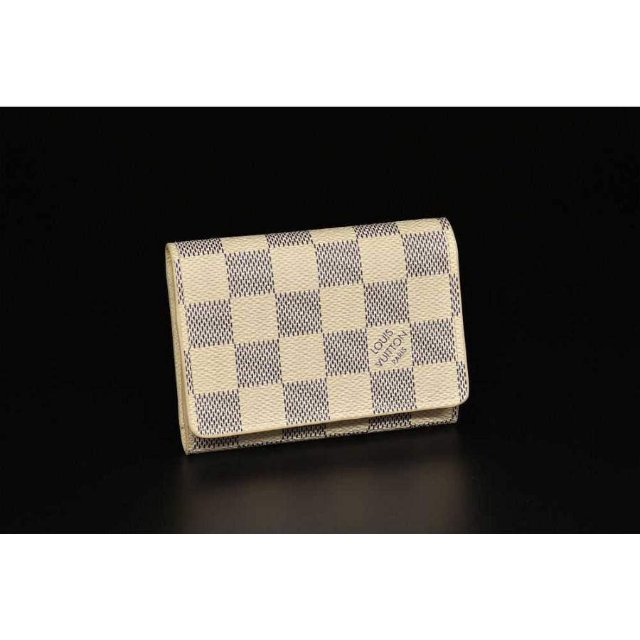 LOUIS VUITTON ダミエ アズール アンべロップ カード&名刺入れ ヴィトン ダミエ アズール アンヴェロップ カルト ドゥ ヴィジット