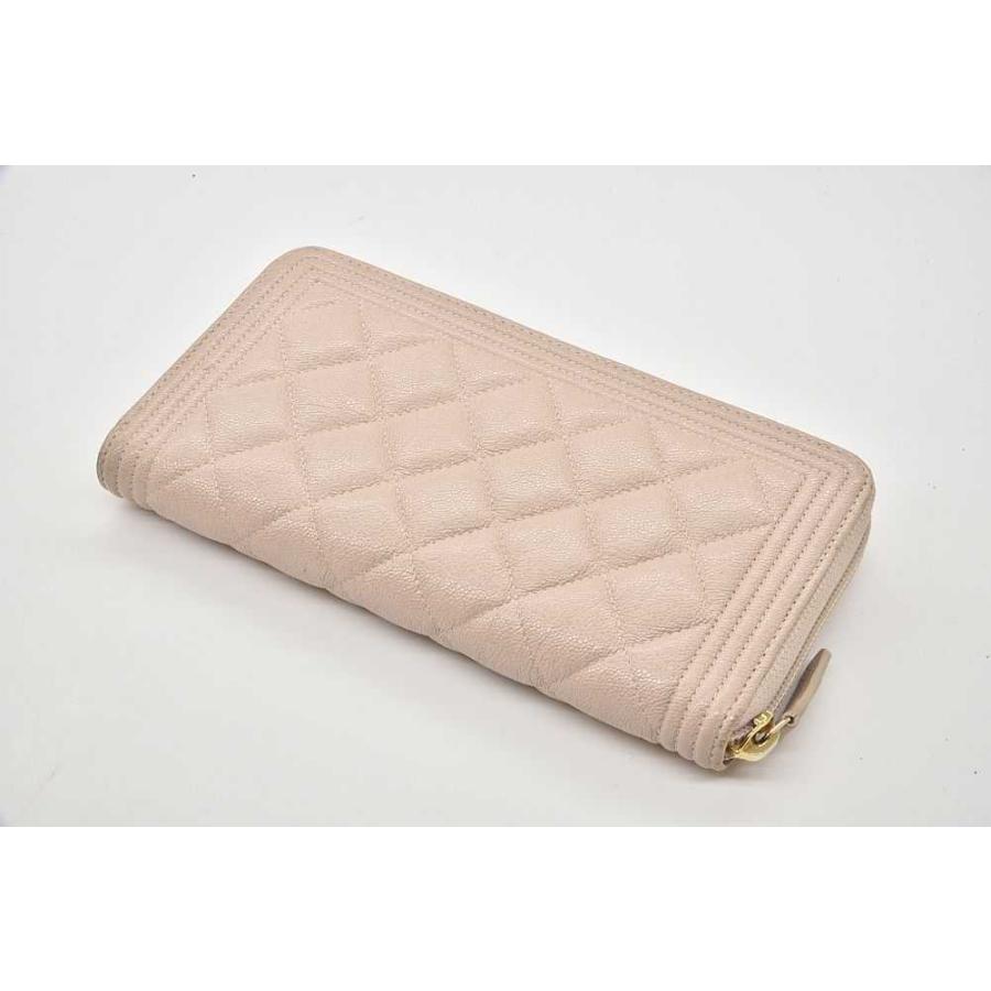 BOY CHANEL シャネル ボーイシャネル レザー ロングジップウォレット 