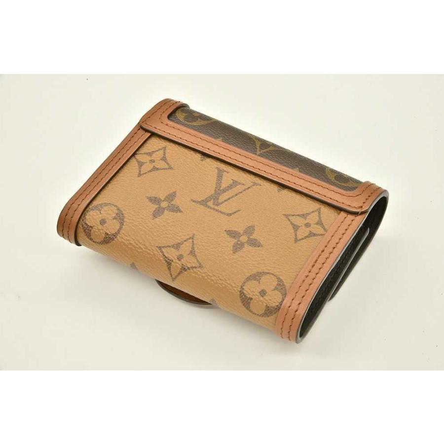 【極美品】ルイヴィトン　モノグラム　リバース　ドーフィーヌ　コンパクト　三つ折り LOUIS VUITTON（ルイ・ヴィトン） ヴィトン モノグラム リバース