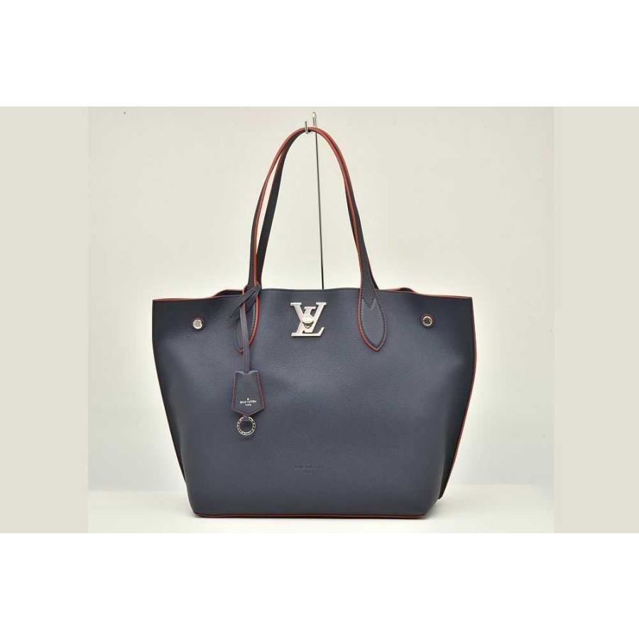 ヴィトン ロックミー ゴー カーフレザー トートバッグ ショルダー  