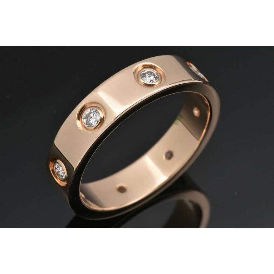 LOVE（Cartier） カルティエ ラブ ウェディングリング 8Pダイヤ  
