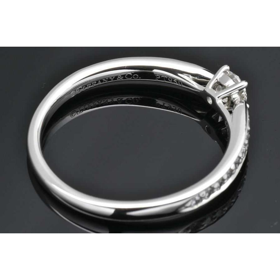 美品✨ティファニー Tiffany プラチナ pt950 ハーモニー リング TIFFANY&Co.（ティファニー） ハーモニー リング ハーフダイヤモンド
