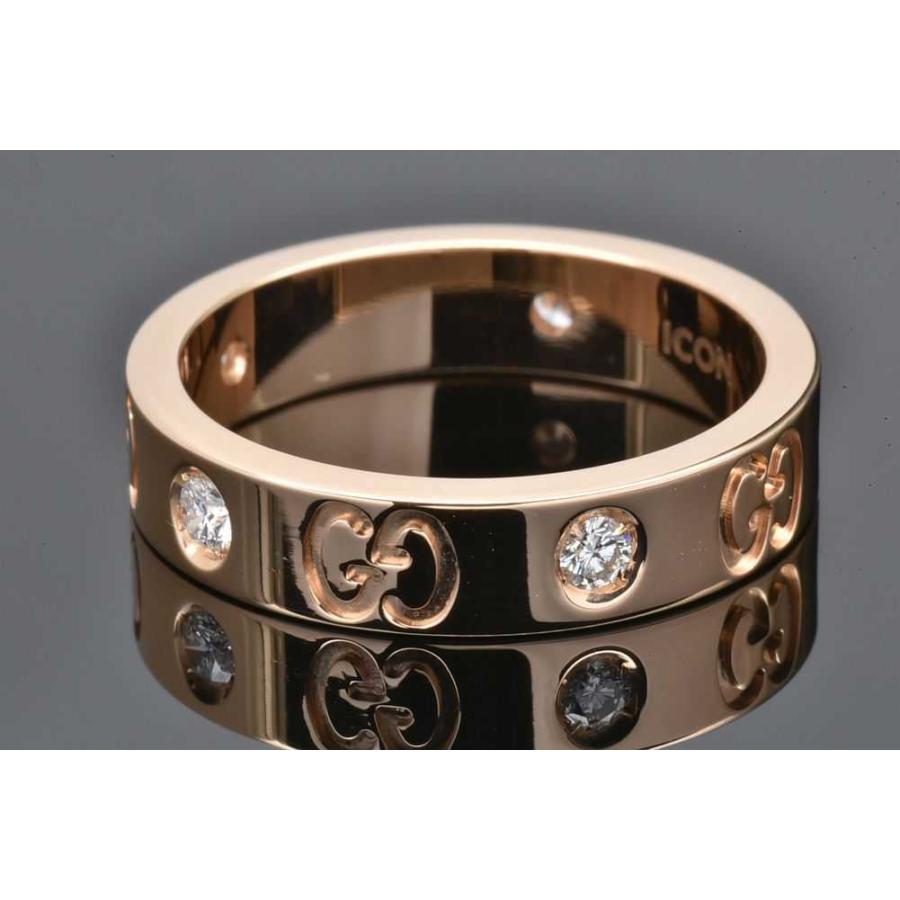 GUCCI アイコン　ピンクゴールドリング 累積売上第1位【GUCCI☆グッチ】ピンクゴールドアイコンリング (GUCCI