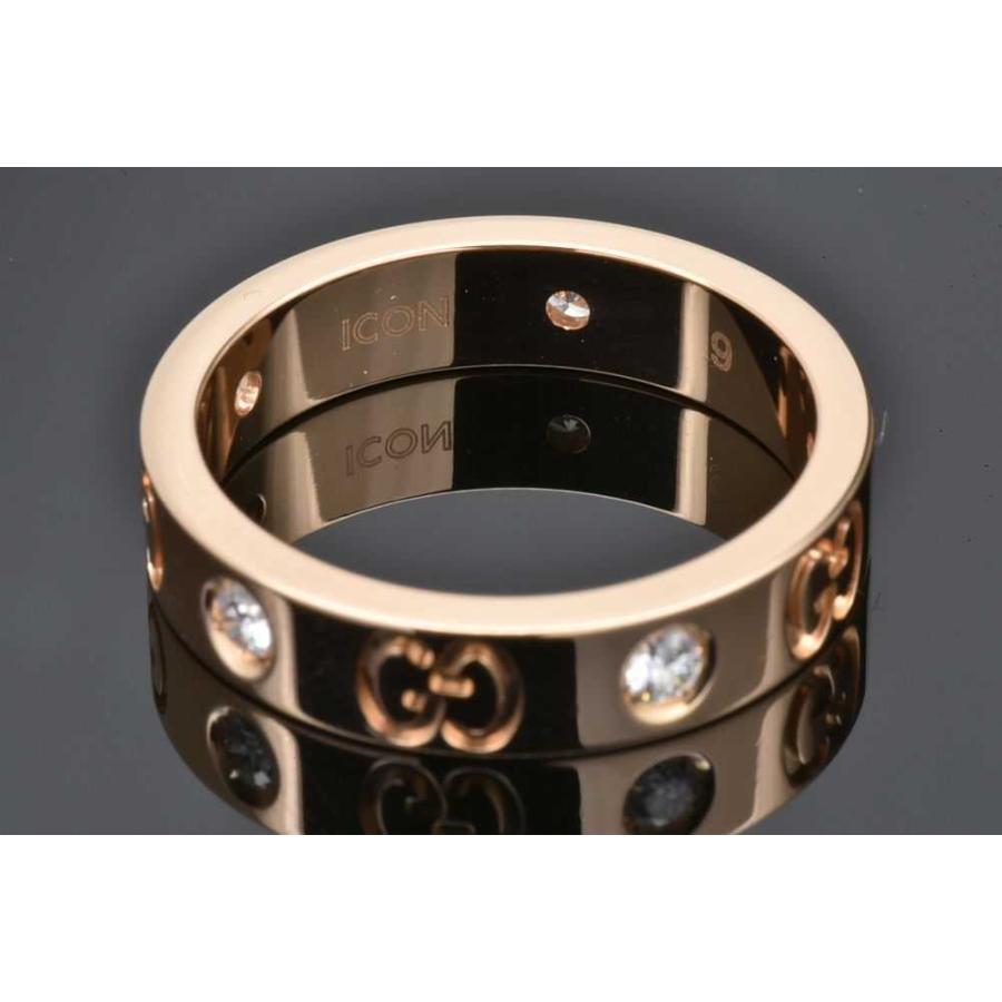 GUCCI グッチ アイコンリング  K18WG  #22  21号 GUCCI グッチ アイコンリング K18WG #22 21号 - メルカリ