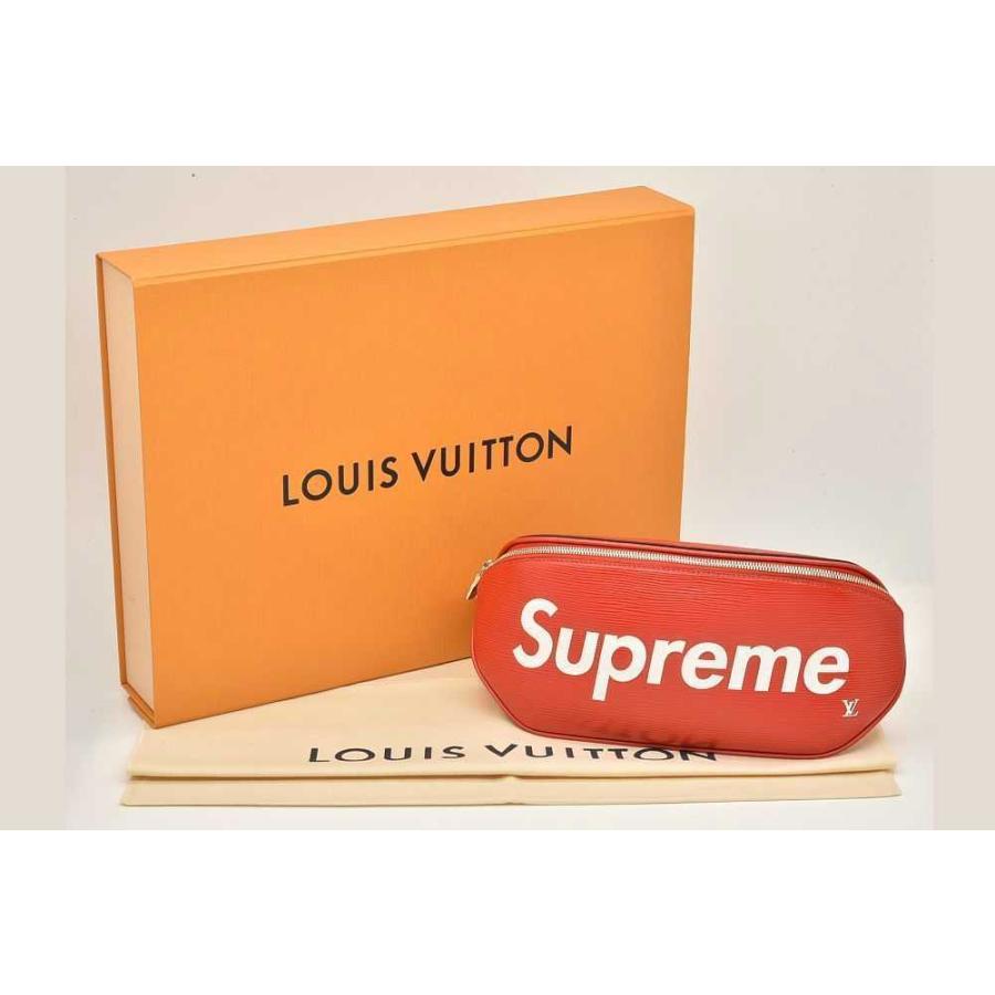 ルイヴィトン LOUIS VUITTON ボディバッグ エピ シュプリーム バムバッグ M53418 レッド LOUIS VUITTON（ルイ・ヴィトン） ヴィトン シュプリーム コラボ エピ