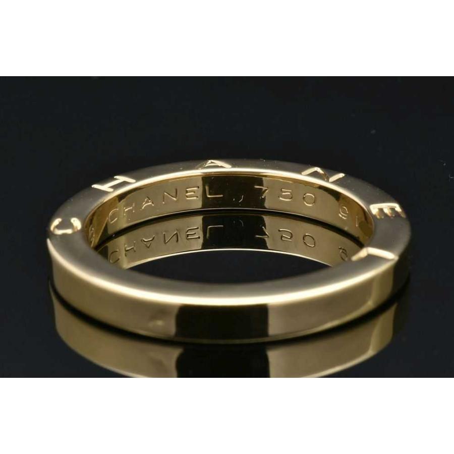 CHANEL（シャネル） CHANELロゴ リング K18YG イエローゴールド #14.5 