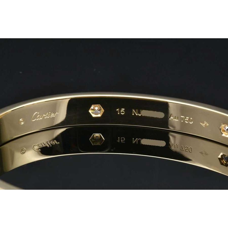 LOVE（Cartier） カルティエ ラブブレス ハーフダイヤモンド 4Pダイヤ