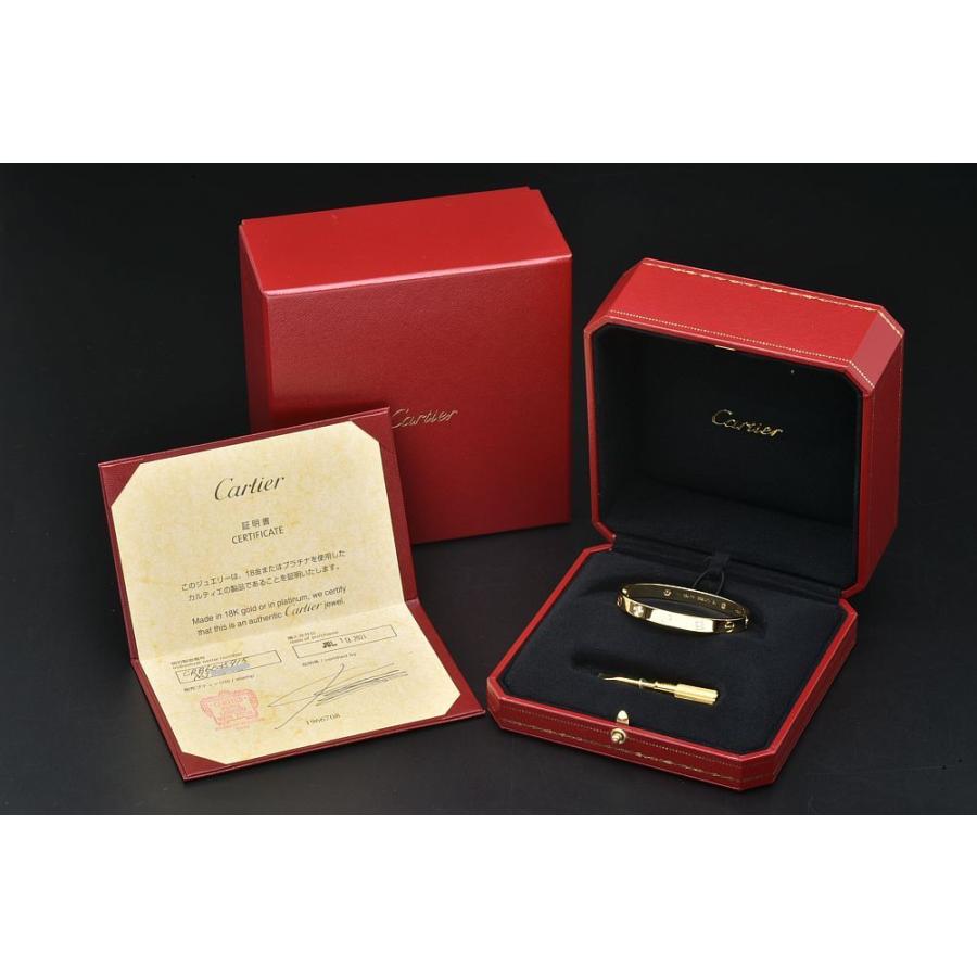 LOVE（Cartier） カルティエ ラブブレス ハーフダイヤモンド 4Pダイヤ